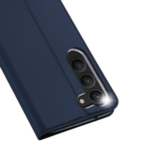 Samsung S23 PLUS kaaned kaarditaskuga Dux Ducis Skin Pro kunstnahast sinine 2