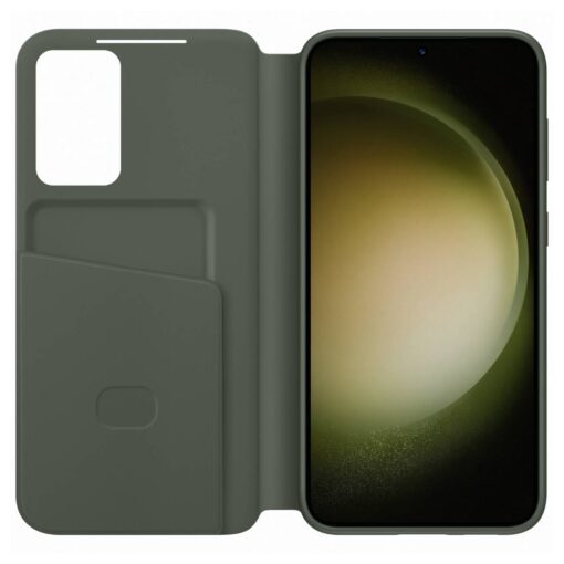 Samsung S23 PLUS kaaned kaarditaskuga Samsung Smart View Wallet Case khaki EF ZS916CGEGWW 4