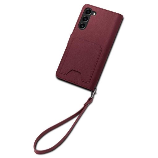 Samsung S23 PLUS raamatkaaned Spigen Wallet S Plus kunstnahast burgundy 8