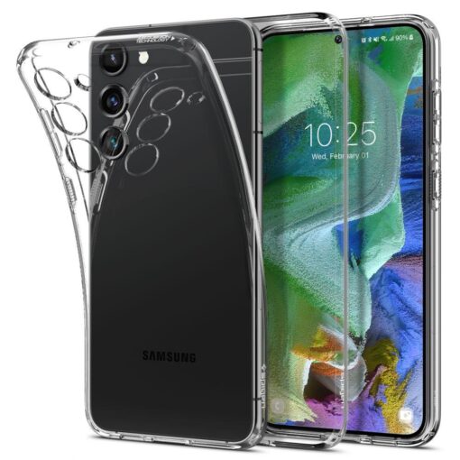 Samsung S23 PLUS umbris Spigen Liquid Crystal silikoonist labipaistev