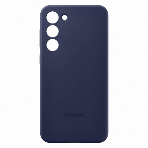 Samsung S23 PLUS umbris silikoonist Samsung Silicone Cover Case navy blue EF PS916TNEGWW 3