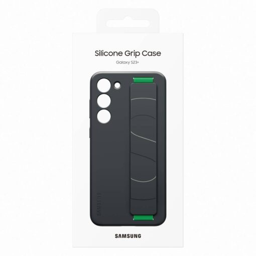 Samsung S23 PLUS umbris silikoonist Samsung Silicone Grip Cover Case must EF GS916TBEGWW 5