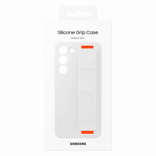 Samsung S23 PLUS umbris silikoonist Samsung Silicone Grip Cover Case valge EF GS916TWEGWW 7