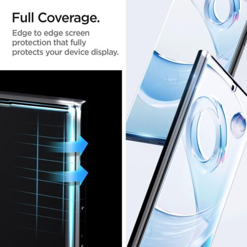 Samsung S23 ULTRA UV kaitseklaas 3D Spigen Glas.TR Platinum Tray 7