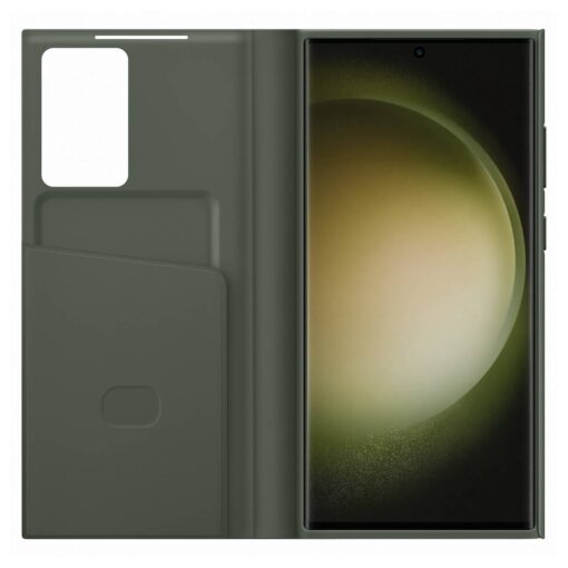 Samsung S23 ULTRA kaaned kaarditaskuga Samsung Smart View Wallet Case Khaki EF ZS918CGEGWW 4