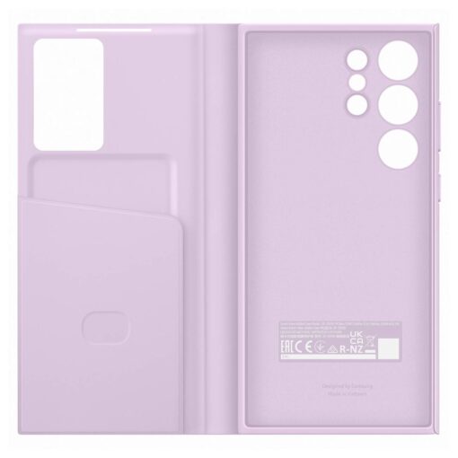 Samsung S23 ULTRA kaaned kaarditaskuga Samsung Smart View Wallet Case Lilac EF ZS918CVEGWW 1