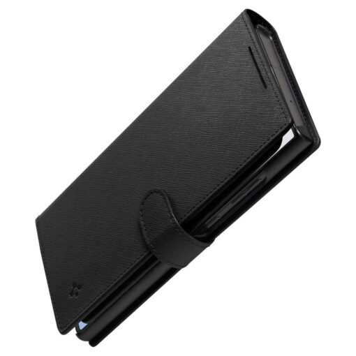 Samsung S23 ULTRA raamatkaaned Spigen Wallet S Plus kunstnahast must 9