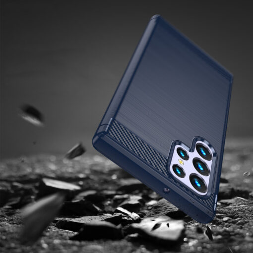 Samsung S23 ULTRA umbris Carbon silikoonist sinine 4