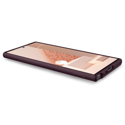 Samsung S23 ULTRA umbris Caseology Parallax plastikust taguse ja silikoonist raamiga burgundy 10