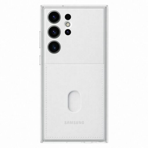 Samsung S23 ULTRA umbris Samsung Frame Cover vahetatava tagapaneeliga valge EF MS918CWEGWW