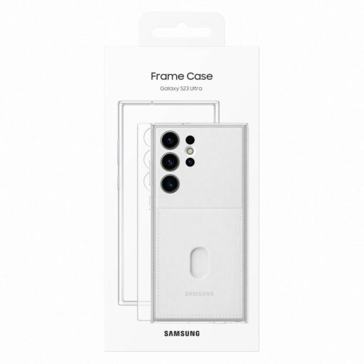 Samsung S23 ULTRA umbris Samsung Frame Cover vahetatava tagapaneeliga valge EF MS918CWEGWW 7