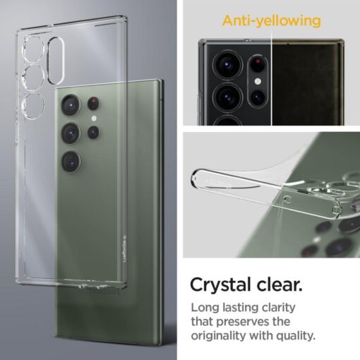 Samsung S23 ULTRA umbris Spigen Liquid Crystal silikoonist labipaistev 11