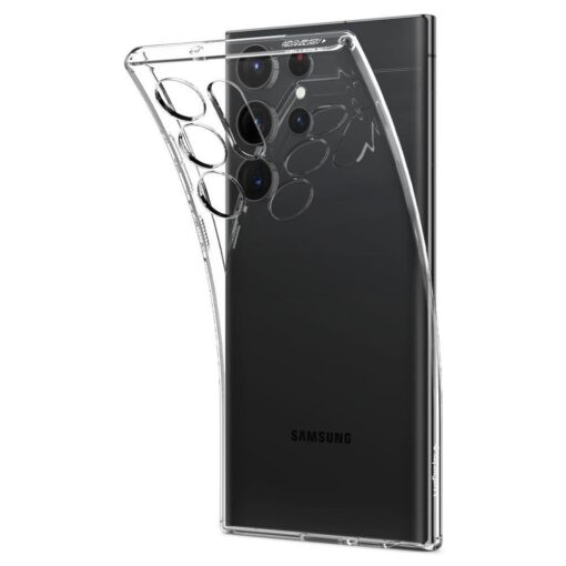 Samsung S23 ULTRA umbris Spigen Liquid Crystal silikoonist labipaistev 5