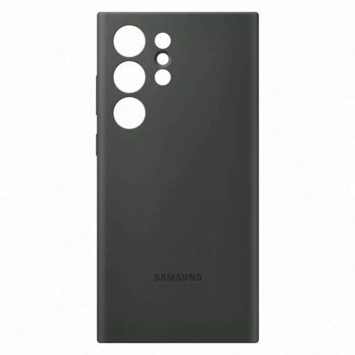 Samsung S23 ULTRA umbris silikoonist Samsung Silicone Cover Case khaki EF PS918TGEGWW 3