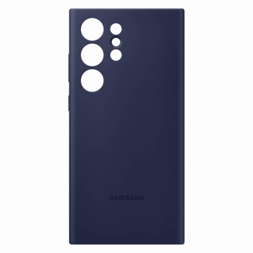 Samsung S23 ULTRA umbris silikoonist Samsung Silicone Cover Case navy blue EF PS918TNEGWW 3