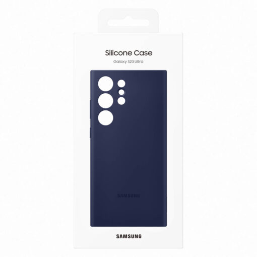 Samsung S23 ULTRA umbris silikoonist Samsung Silicone Cover Case navy blue EF PS918TNEGWW 6