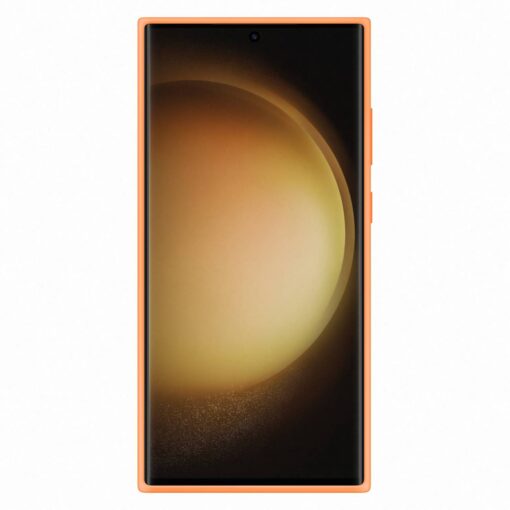 Samsung S23 ULTRA umbris silikoonist Samsung Silicone Cover Case oranz EF PS918TOEGWW 1