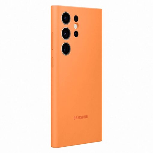 Samsung S23 ULTRA umbris silikoonist Samsung Silicone Cover Case oranz EF PS918TOEGWW 2
