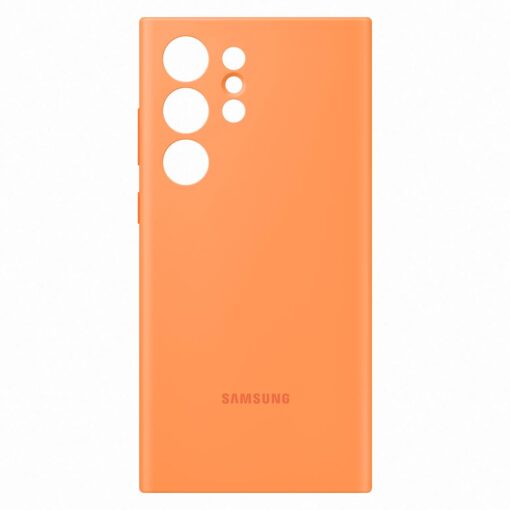 Samsung S23 ULTRA umbris silikoonist Samsung Silicone Cover Case oranz EF PS918TOEGWW 3