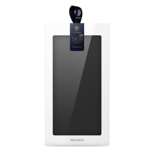 Samsung S23 kaaned kaarditaskuga Dux Ducis Skin Pro kunstnahast must 10