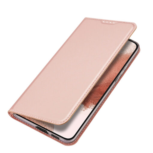 Samsung S23 kaaned kaarditaskuga Dux Ducis Skin Pro kunstnahast roosa 3