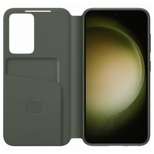 Samsung S23 kaaned kaarditaskuga Samsung Smart View Wallet Case khaki EF ZS911CGEGWW 6
