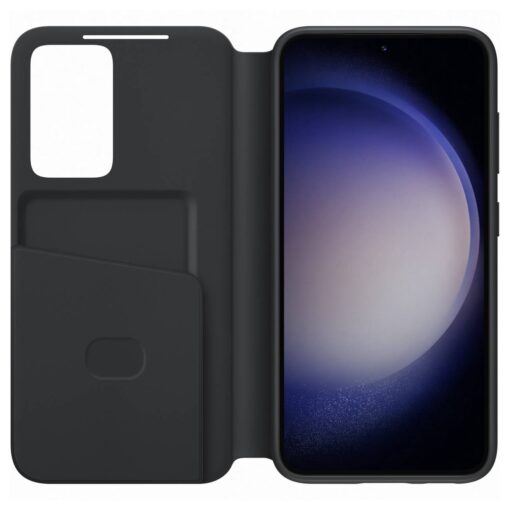 Samsung S23 kaaned kaarditaskuga Samsung Smart View Wallet Case must EF ZS911CBEGWW 5