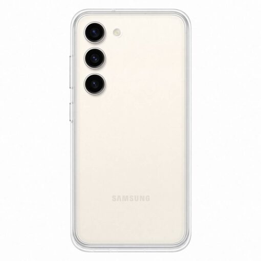Samsung S23 umbris Samsung Frame Cover vahetatava tagapaneeliga valge EF MS911CWEGWW 1
