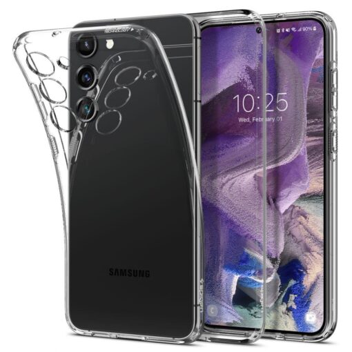 Samsung S23 umbris Spigen Liquid Crystal silikoonist labipaistev