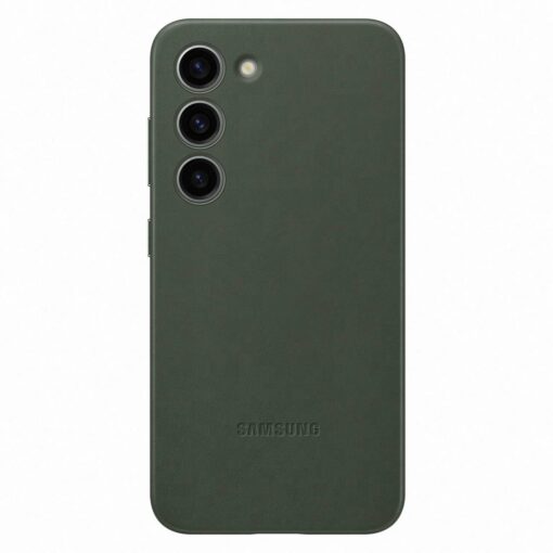 Samsung S23 umbris naturaalsest nahast roheline EF VS911LGEGWW