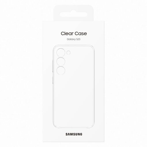 Samsung S23 umbris silikoonist Samsung Clear Cover Case labipaistev EF QS911CTEGWW 4
