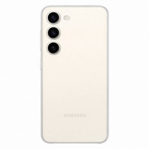 Samsung S23 umbris silikoonist Samsung Clear Cover Case labipaistev EF QS911CTEGWW
