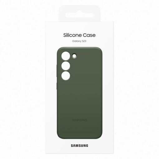 Samsung S23 umbris silikoonist Samsung Silicone Cover Case khaki EF PS911TGEGWW 3