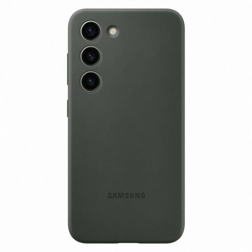 Samsung S23 umbris silikoonist Samsung Silicone Cover Case khaki EF PS911TGEGWW