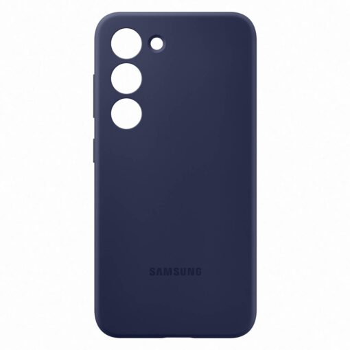 Samsung S23 umbris silikoonist Samsung Silicone Cover Case navy blue EF PS911TNEGWW 3