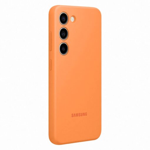 Samsung S23 umbris silikoonist Samsung Silicone Cover Case oranz EF PS911TOEGWW 2
