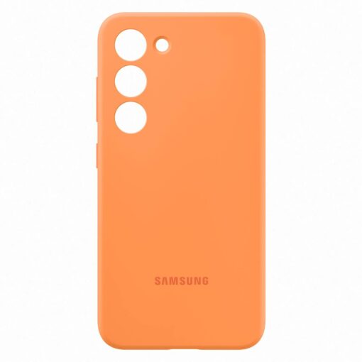 Samsung S23 umbris silikoonist Samsung Silicone Cover Case oranz EF PS911TOEGWW 3