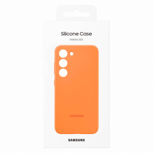 Samsung S23 umbris silikoonist Samsung Silicone Cover Case oranz EF PS911TOEGWW 6