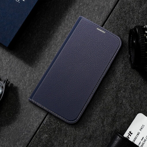 Samsung A14 kaaned kaarditaskuga Dux Ducis Skin X2 magnetiga sulguv sinine 4