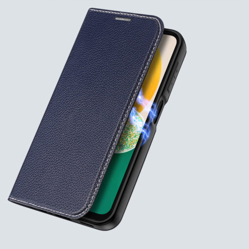 Samsung A14 kaaned kaarditaskuga Dux Ducis Skin X2 magnetiga sulguv sinine 5