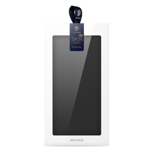 Samsung A14 kunstnahast kaaned kaarditaskuga DUX DUCIS Skin Pro must 10