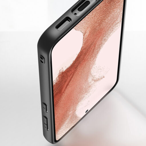Samsung A14 umbris nailonist taguse ja silikoonist raamiga Dux Ducis Fino must 11