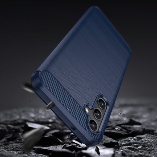 Samsung A14 umbris silikoonist Carbon sinine 2
