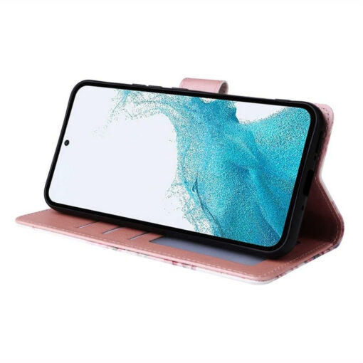Samsung A14 umbris silikoonist roosa marmori imitatsiooniga 2 1