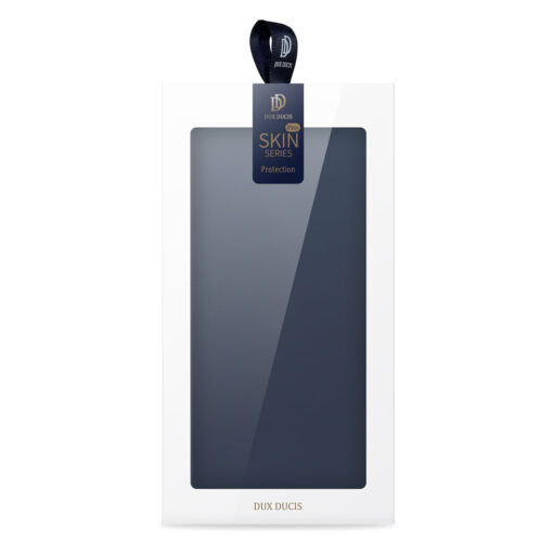 Samsung A34 kunstnahast kaaned kaarditaskuga DUX DUCIS Skin Pro sinine 10