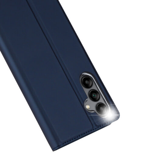 Samsung A34 kunstnahast kaaned kaarditaskuga DUX DUCIS Skin Pro sinine 2