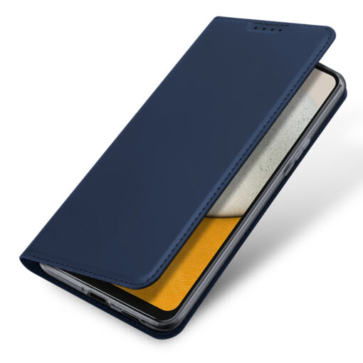 Samsung A34 kunstnahast kaaned kaarditaskuga DUX DUCIS Skin Pro sinine 3
