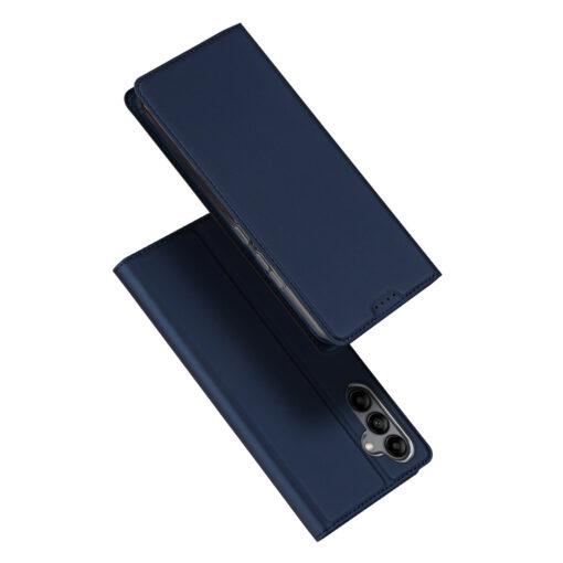 Samsung A34 kunstnahast kaaned kaarditaskuga DUX DUCIS Skin Pro sinine
