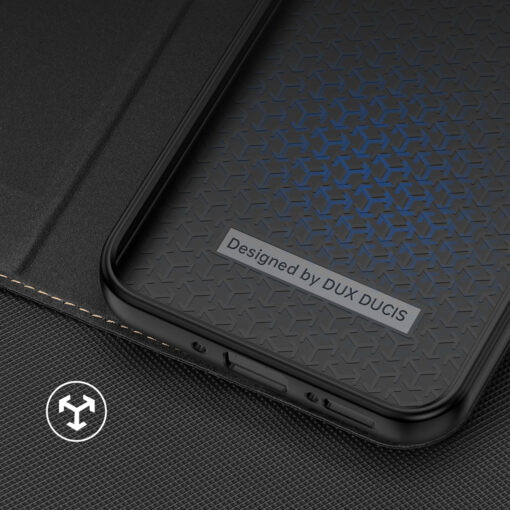 Samsung A54 kaaned kaarditaskuga Dux Ducis Skin X2 magnetiga sulguv must 8