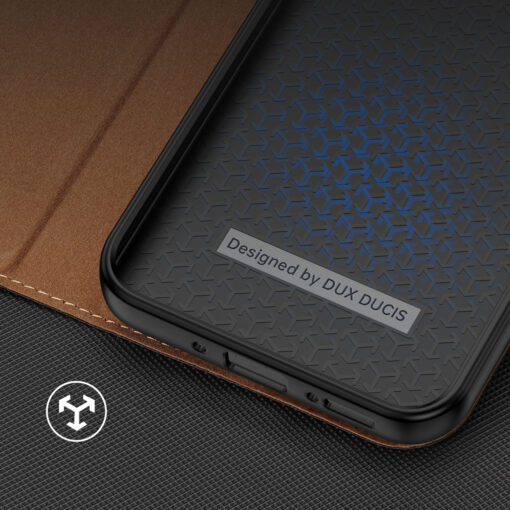 Samsung A54 kaaned kaarditaskuga Dux Ducis Skin X2 magnetiga sulguv pruun 8